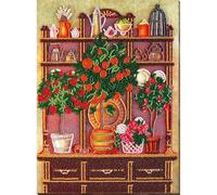 Abris Art Kit da Ricamo per Punto Perlato, Cotone, Multicolore, 30 x 19 cm