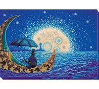 Abris Art Kit da Ricamo per Punto Perlato, Cotone, Multicolore, 30 x 19 cm