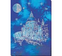 Abris Art Kit da Ricamo per Punto Perlato, Cotone, Multicolore, 40x19cm
