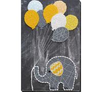 Abris Art Kit da Ricamo per Punto Perlato, Cotone, Multicolore, 32 x 19 cm