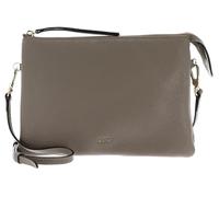 Abro borsa a tracolla Leather Adria Crossbody Bag Threefold Siena grigio talpa