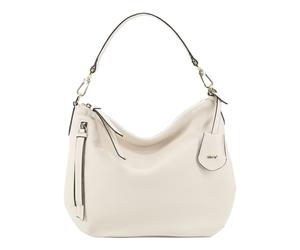 abro borsa a tracolla Leather Adria Hobo Juna Bag Beige