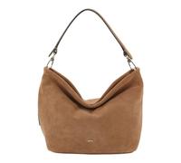 Abro borsa a tracolla Leather Suede Ebony Big Shoulder Bag Cappuccino marrone chiaro