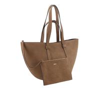 Abro Suede Cosmo Medium Borsa shopper camel, Rauleder, donna