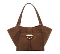 abro borsa a tracolla Leather Suede Shopper Temi Wood