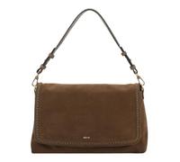 Abro borsa a tracolla Leather Suede Signature Shoulder Bag Khaki marrone