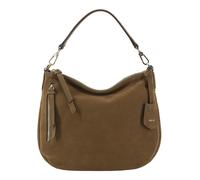 Abro Suede Juna Small Borsa hobo verde-oliva, Rauleder, donna