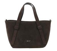 Abro borsetta borsa a tracolla Leather Suede COSMO Mini Handbag Dark Brown marrone scuro