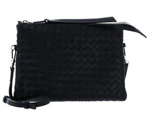 abro Crossbody Bag Threefold Black / Nickel