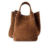 abro Essential Borsa shopper Vera Pelle 35 cm marrone
