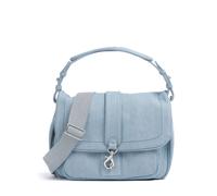 Abro Jeans Star Saddle Borsa hobo blu, cotone, donna
