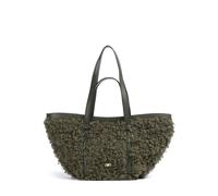 Abro Latxa Cosmo Medium Borsa shopper cachi, eco-pelliccia, donna