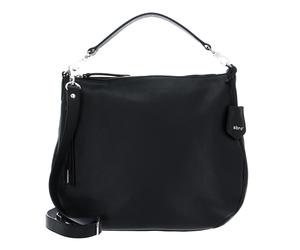 abro Leather Adria Hobo Bag Juna L Black / Nickel
