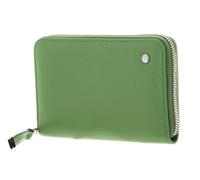abro Leather Ariete Zip Wallet Lime