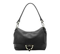 abro Leather Dalia Temi Shoulder Bag M Black / Gold