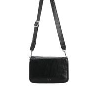 abro Leather Dioniso PURE Crossbody Bag Black / Nickel