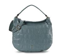 Abro Pelle borsa a tracolla Leather Maxi Cocco Hobo Bag Mia Sapphire celeste