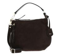 Abro Suede Juna Small Borsa hobo marrone scuro, Rauleder, donna