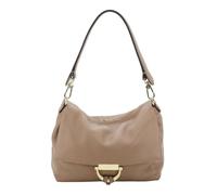 Abro Pelle borsa a tracolla Leather Dalia Temi Shoulder Bag Cappuccino grigio talpa