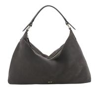 Abro Pelle borsa a tracolla Leather Suede All In One Hobo Bag Grey grigio scuro