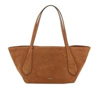 Abro Pelle borsa a tracolla Leather Suede Shopper Carina Cuoio marrone chiaro