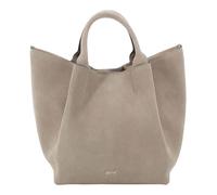 Abro Pelle borsa a tracolla Leather Suede Shopper Essential Siena grigio talpa
