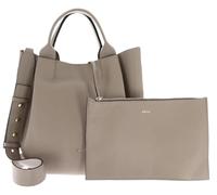 Abro Pelle borsa shopper Leather Agave Shopper Essential Siena grigio talpa