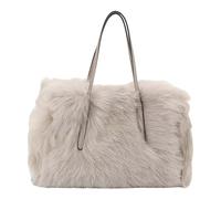 Abro Pelle borsetta borsa a tracolla Leather Shearling LH Noelle Handbag Siena beige