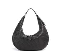 Abro Piuma Nana Borsa hobo marrone scuro, pelle, donna
