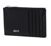 Abro portacarte Leather Dalia Wallet Black/Nickel nero