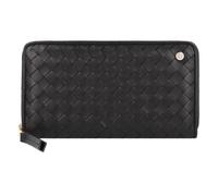 abro Piuma Portafoglio Pelle 19 cm black-gold (TAS005185)