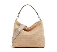 Abro Raffia Kaia Borsa hobo beige, libro, donna