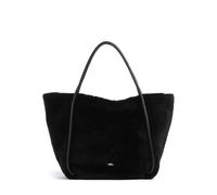Abro Shearling Willow Borsa shopper nero, pelliccia, donna