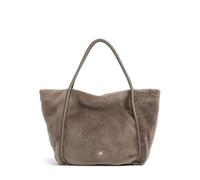 Abro Shearling Willow Borsa shopper taupe, pelliccia, donna