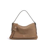 Abro Suede Carina Borsa hobo camel, Rauleder, donna