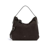 Abro Suede Carina Borsa hobo marrone scuro, Rauleder, donna