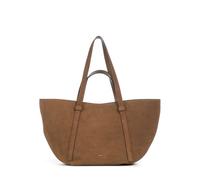 Abro Suede Cosmo Large Borsa shopper camel, Rauleder, donna