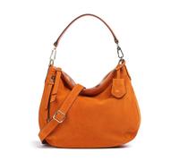 Abro Suede Juna Borsa hobo arancio, Rauleder, donna
