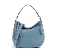 Abro Suede Juna Borsa hobo blu, Rauleder, donna