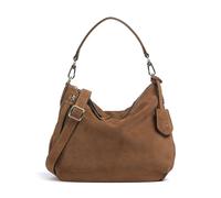 Abro Suede Juna Small Borsa hobo camel, Rauleder, donna
