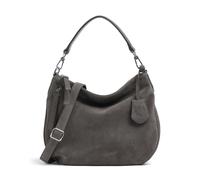 Abro Suede Juna Small Borsa hobo grigio scuro, Rauleder, donna