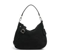 Abro Suede Juna Small Borsa hobo nero, Rauleder, donna
