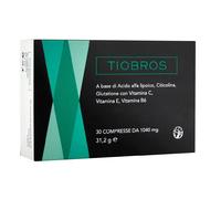 ABROS tiobros 30 compresse - integratore utile nel contrastare l'invecchiamento cellulare