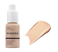 ABRUS Fondotinta, fondotinta a copertura totale, opaco morbido, fondotinta trucco impeccabile crema liscio duraturo 24 ore impermeabile e sfumabile 30 ml (#102 Nude)