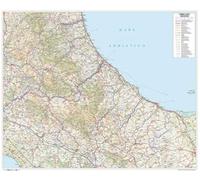Abruzzo-Molise. Scala 1:250.000 (carta murale stradale regionale in carta cm 96x78)