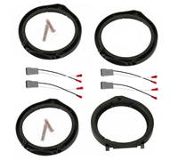 ABS 16.5cm Altoparlante Adattatore Piastre & Altoparlante Harness Part Au for