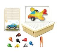 ABS 480 pezzi | Set puzzle con a fungo | Educativo interattivo 3D