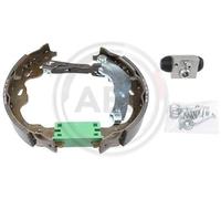 Set Freni Freno a Tamburo Posteriore Con Cilindro Freno A. B. S. per Citroën C1