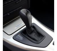 ABS Carbonio Fibra Auto Gear Testa Pomello Del Cambio Cover Orlo Adesivo Bwm 3