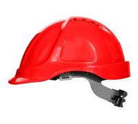 ABS Casco di sicurezza - EN 397 Elmetto Antinfortunistica - Casco Antinfortunistica - Elmetto Da Cantiere - Rosso